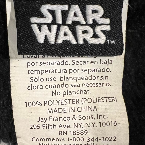 Star Wars Blanket Fleece Throw 42" x 64 " Darth Vader C3PO R2D2 Lucas Films - Picture 3 of 3